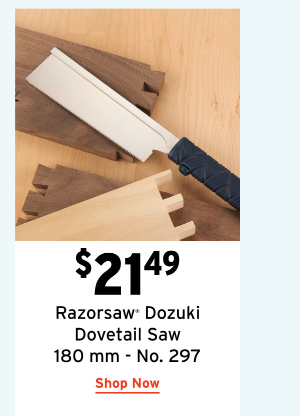 Razorsaw Dozuki Dovetail Saw - No. 297 - 180 mm