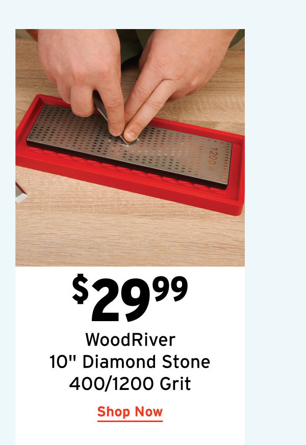 WoodRiver Diamond Stone - 10" - 400/1200 Grit