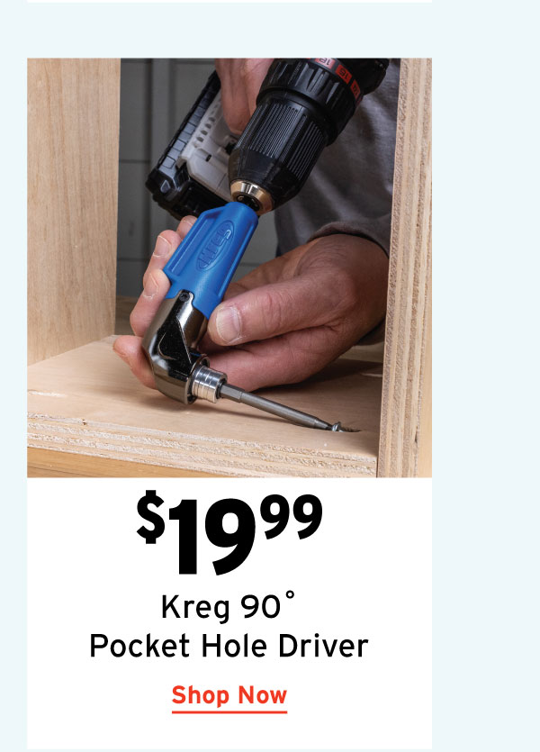 Kreg Pocket-Hole Driver - 90 Degree
