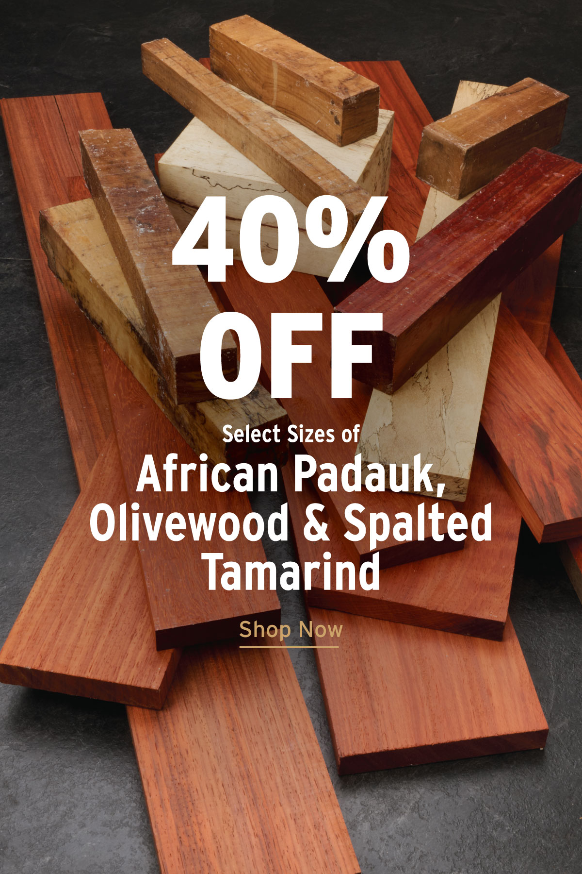 Up To 40% Off Wood Deals