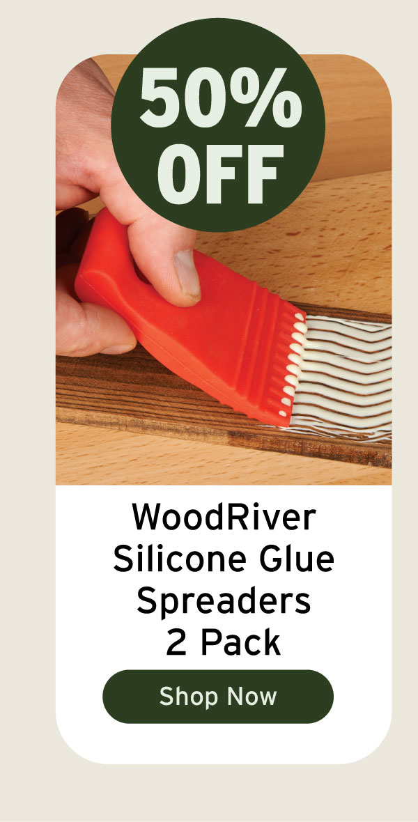 WOODRIVER Silicone Glue Spreaders - 2 Piece