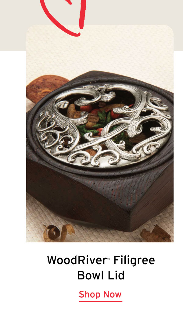 WoodRiver Filigree Bowl Lid