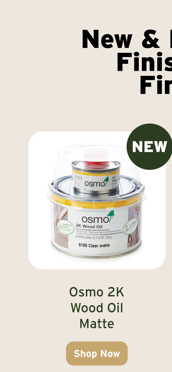 New Osmo 2K Wood Oil