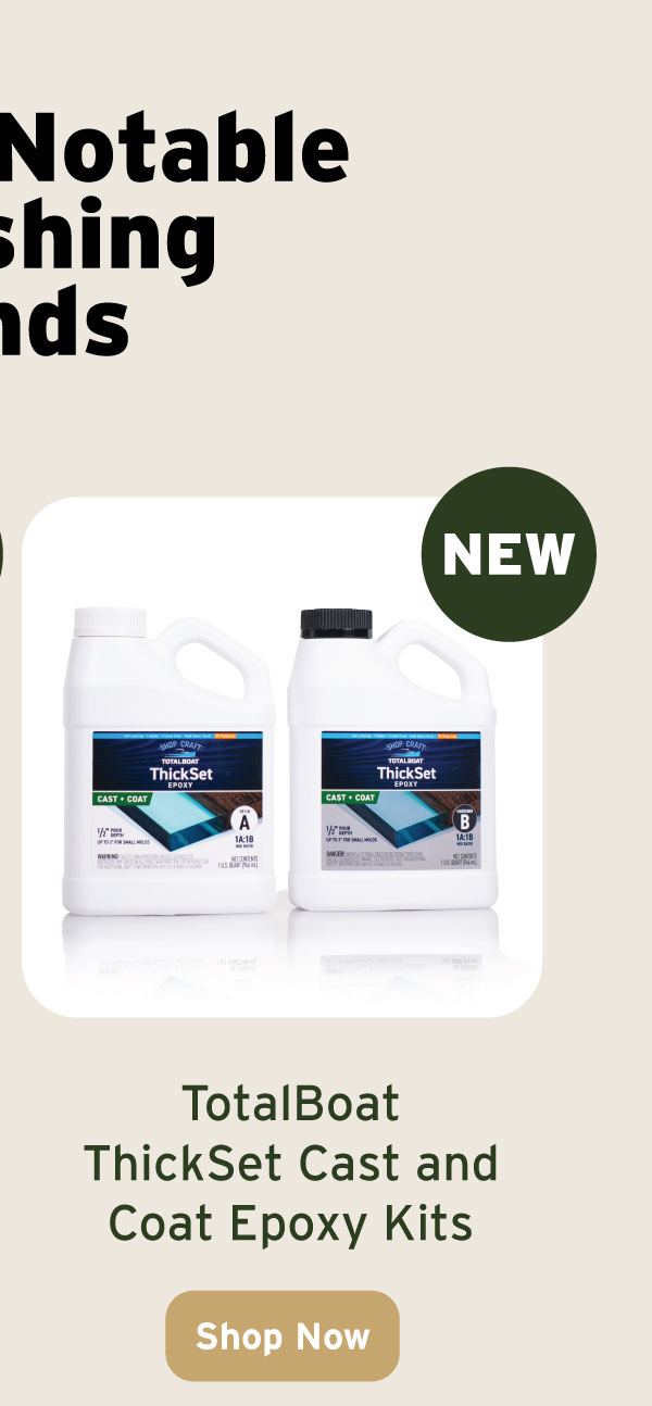 TotalBoat ThickSet Cast and Coat Epoxy Kits