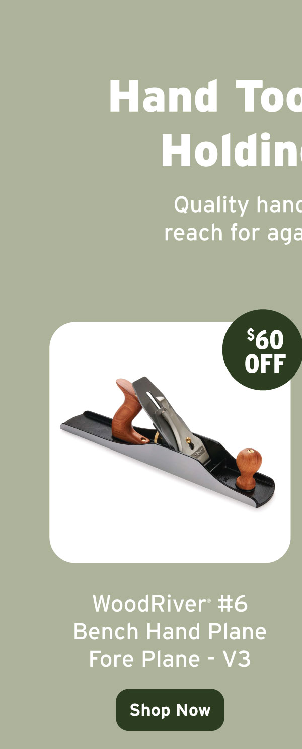 WoodRiver #6 Bench Hand Plane - Fore Plane - V3