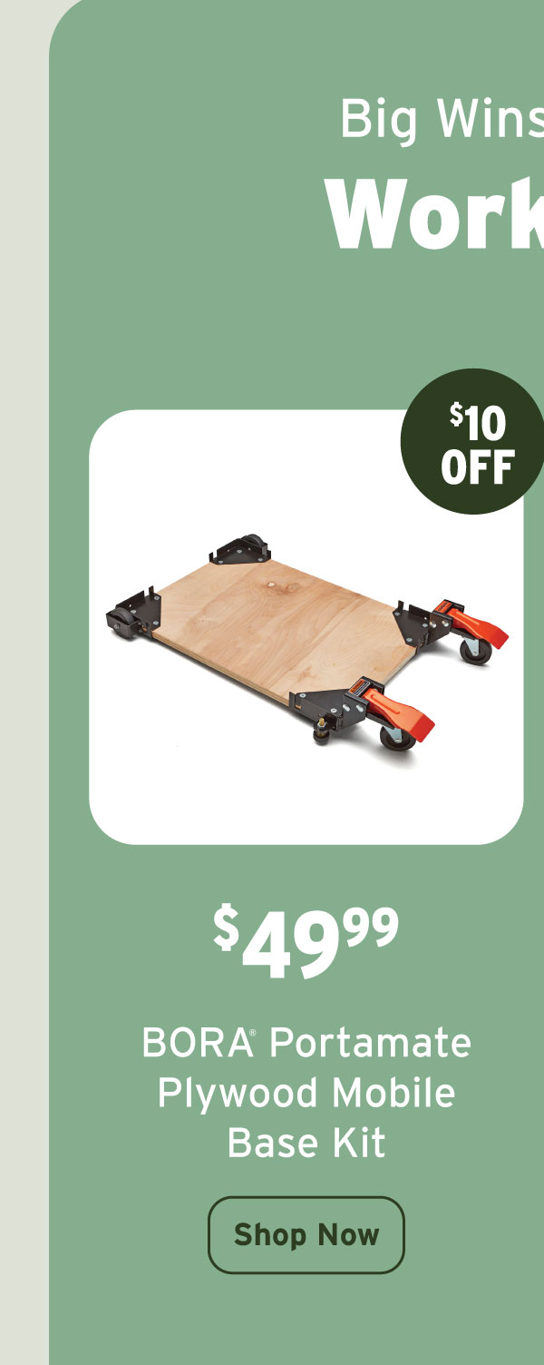 Bora Portamate Plywood Mobile Base Kit