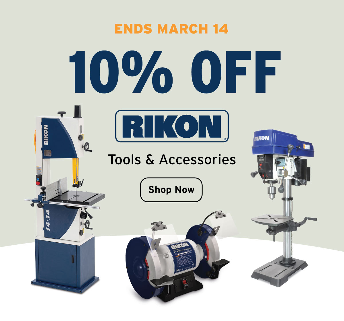 10% Off Rikon Ends March 14