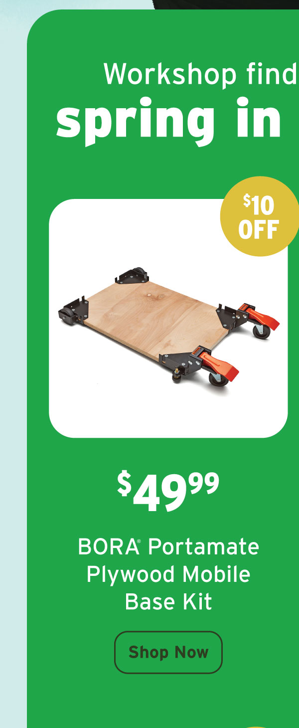 Bora Portamate Plywood Mobile Base Kit