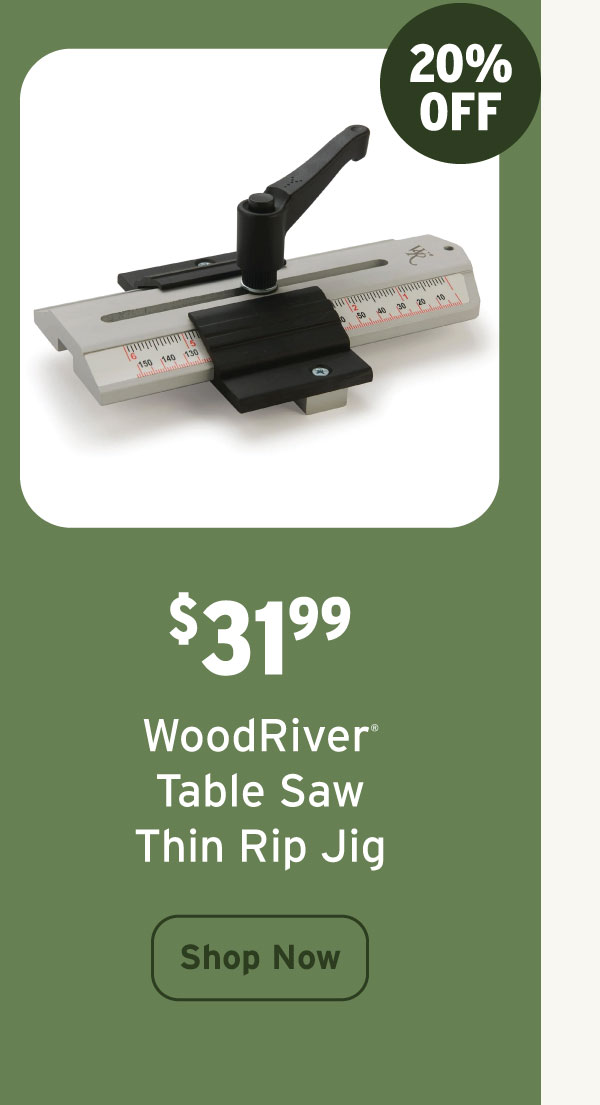 Thin Rip Table Saw Jig