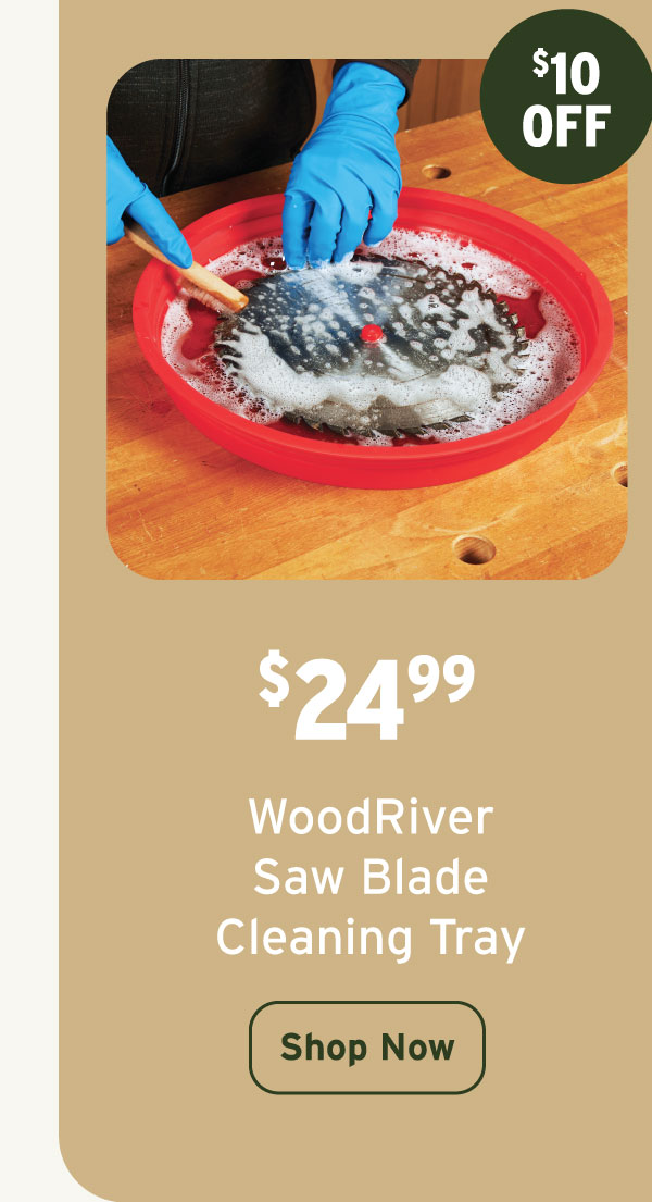 WoodRiver Saw Blade Cleaning Tray