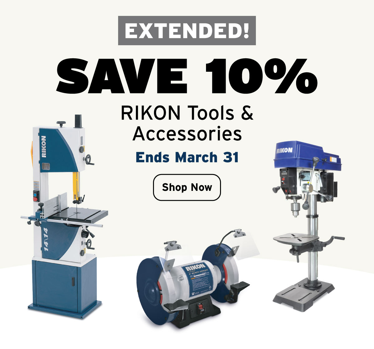 10% Off Rikon Ends March 14