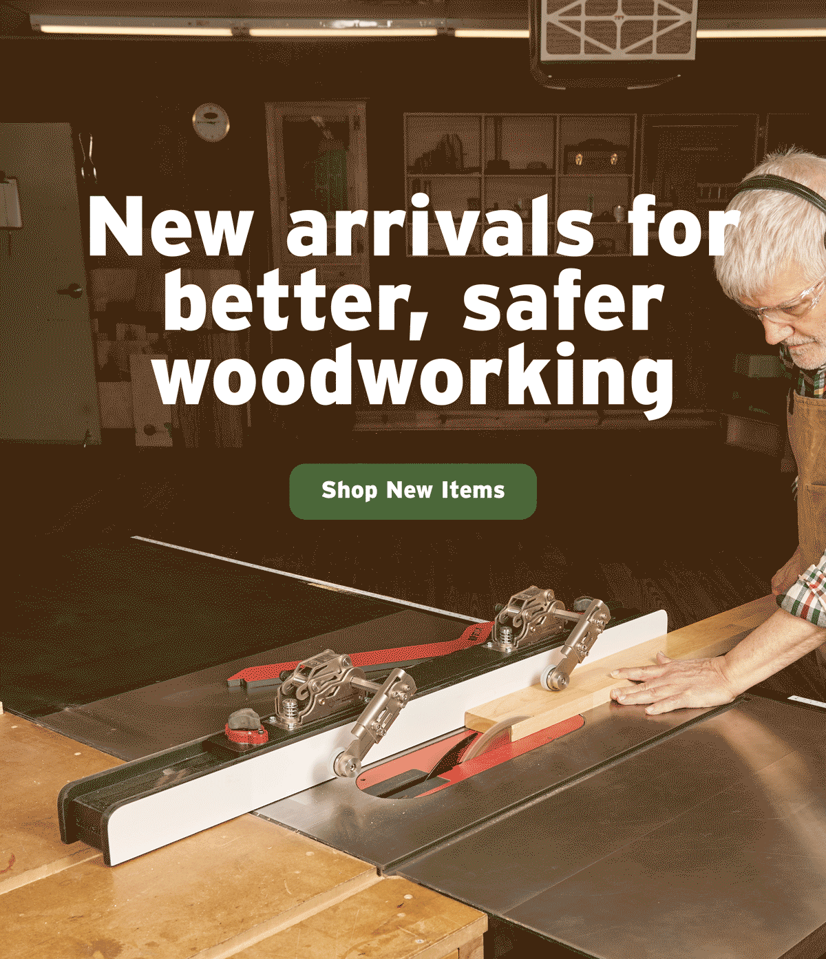 New arrivals for better, safer woodworking