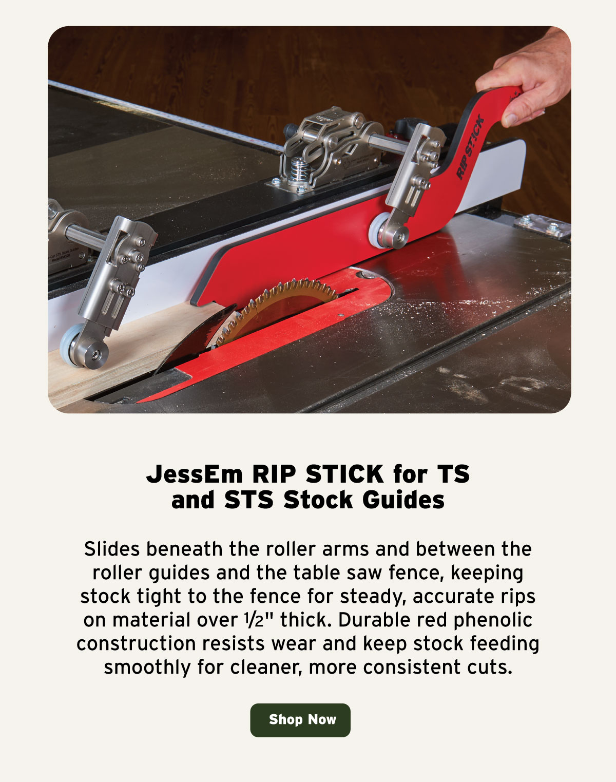 JessEm RIP STICK for TS and STS Stock Guides
