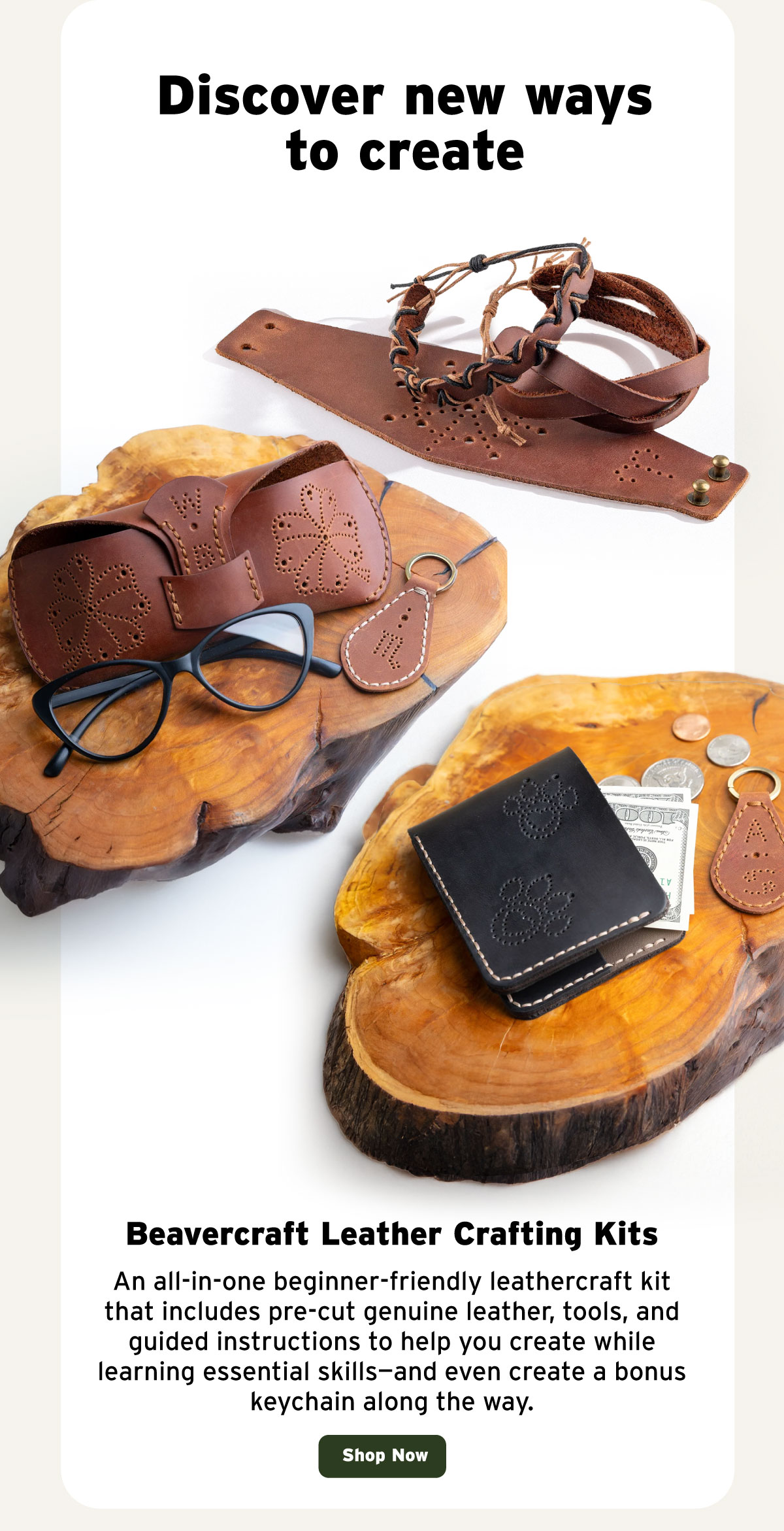 Beavercraft Leather Carving Kits