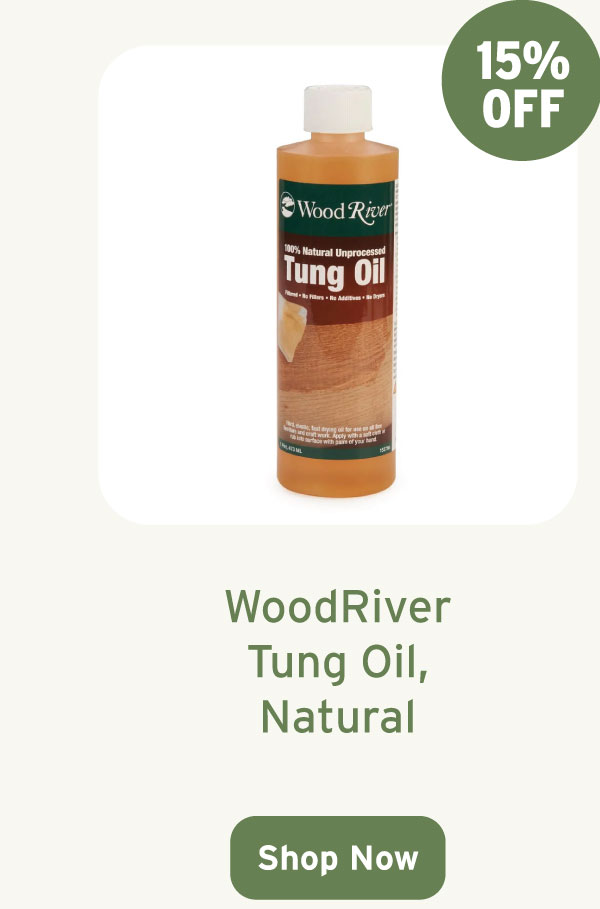 WoodRiver Tung Oil - Natural