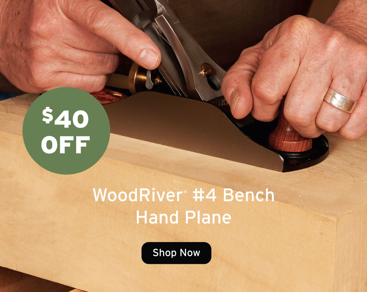 WoodRiver #4 Bench Hand Plane - Smoothing Plane - V3