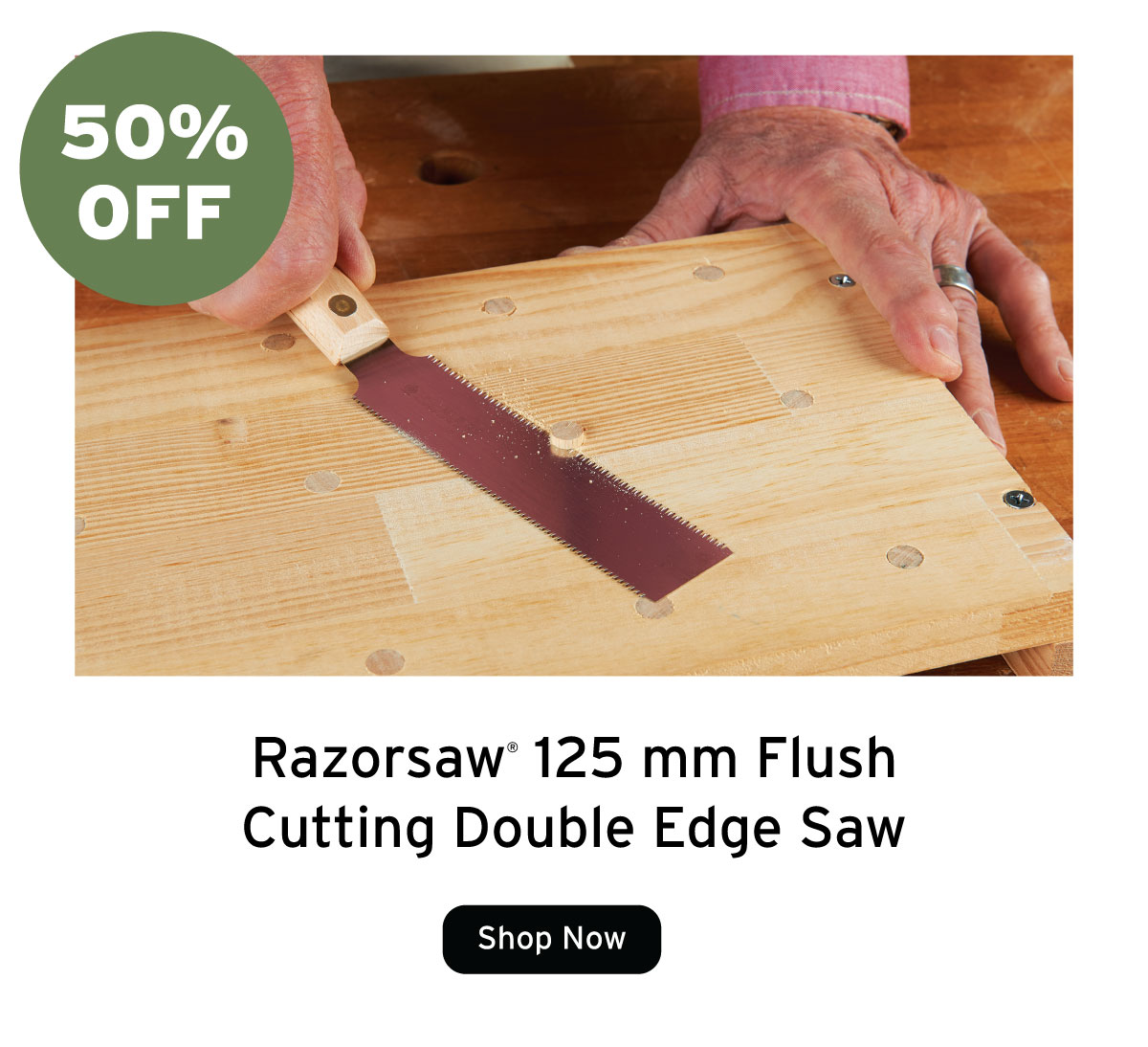 Razorsaw Flush Cutting Double Edge Saw - 125 mm - No. 1151