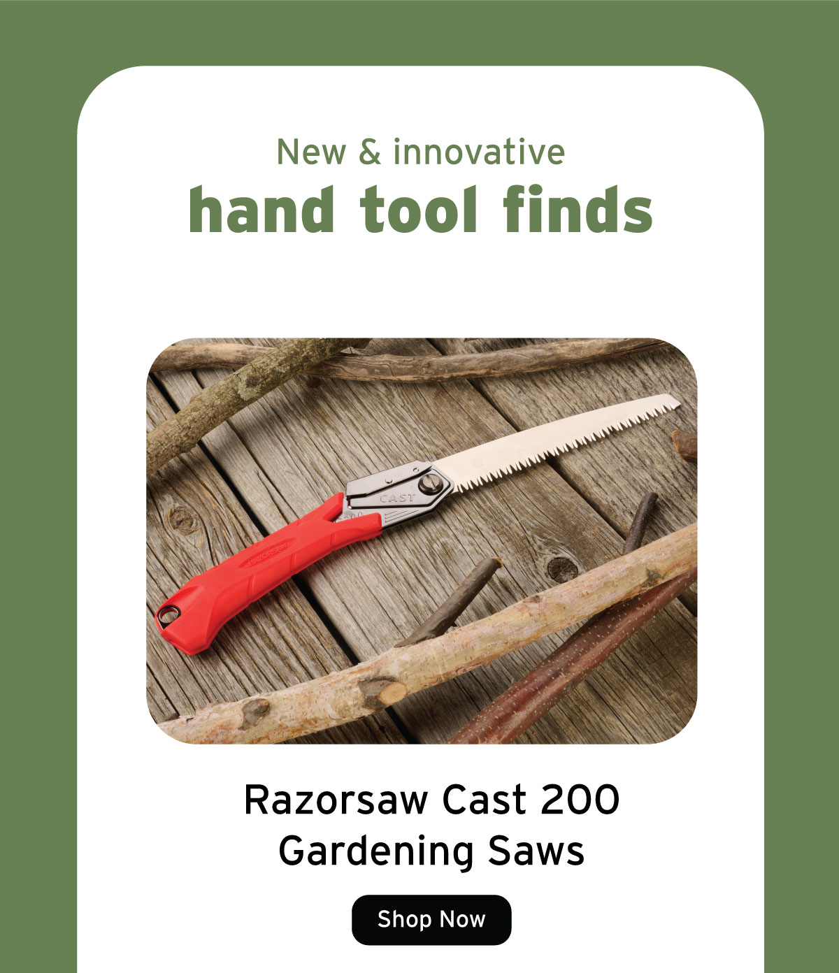 New Razorsaw Cast 200 Gardening Saws