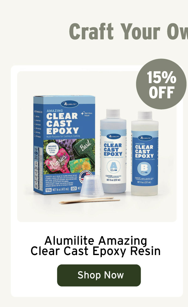 Alumilite Amazing Clear Cast Epoxy Resin - High Gloss - 16 oz Kit