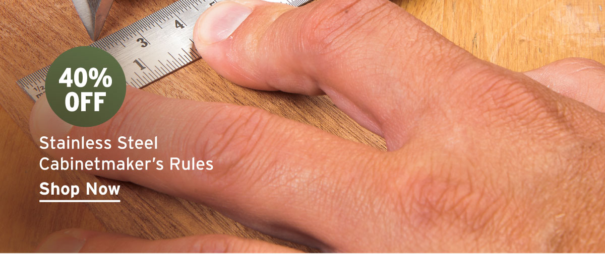 WoodRiver Stainless Steel Cabinetmaker's Rule