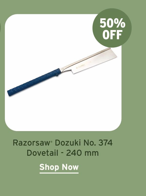 Razorsaw Dozuki for Dovetail - 240 mm - No. 374
