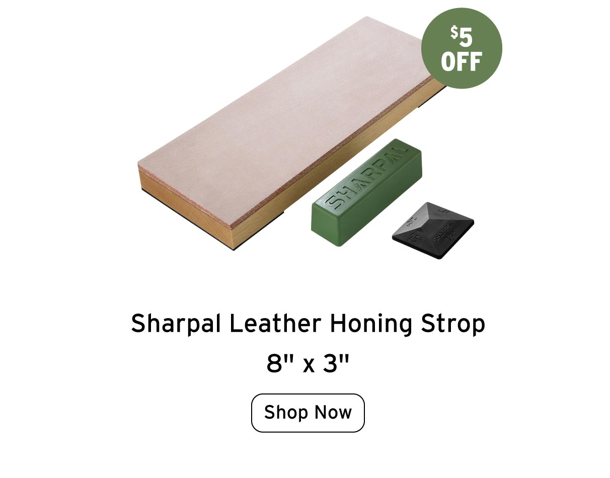 Sharpal Leather Honing Strop - 8" x 3"