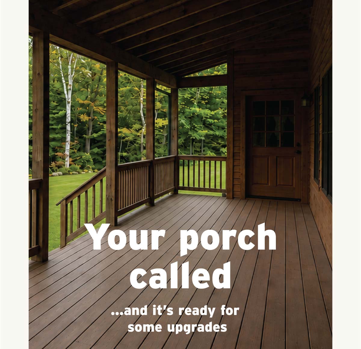 Your Porch Called...And It's Ready For Some Upgrades