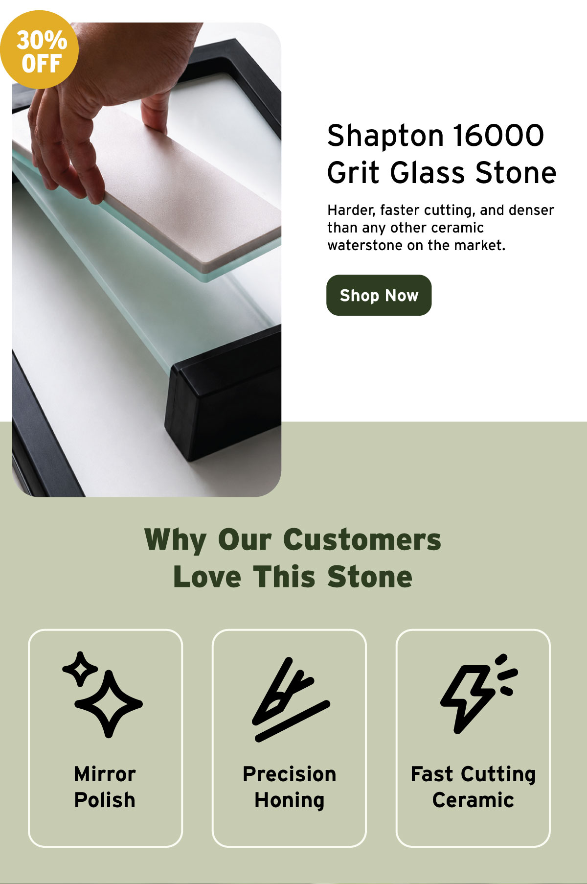 Shapton Glass Stone