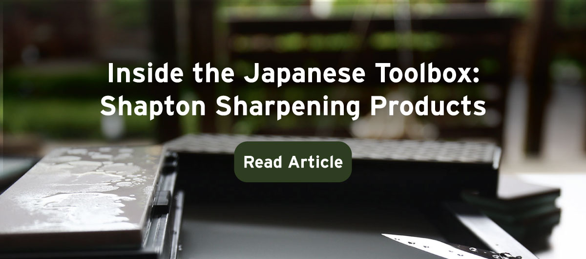 Inside The Japanese Toolbox: Shapton Sharpening Products