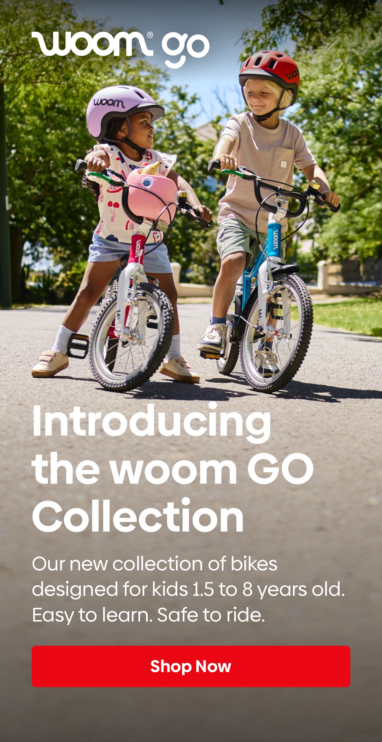 Introducing the woom GO Collection - Shop Now
