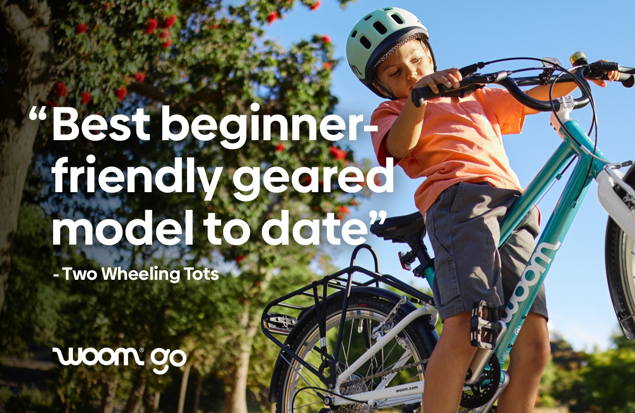 Two Wheeling Tots on woom GO 4