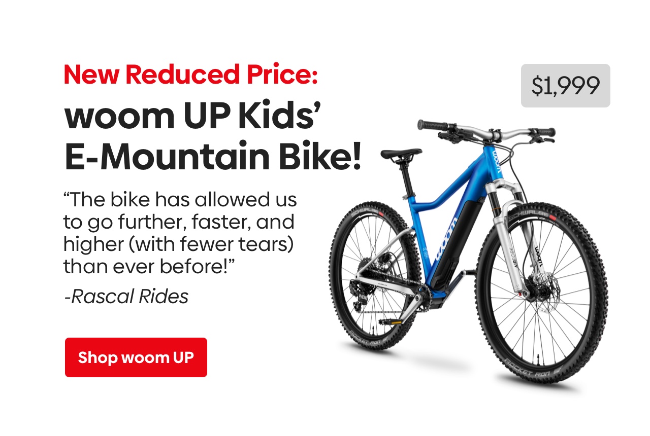 New Reduced Price: Shop woom UP Kids' E-Mountain Bike!