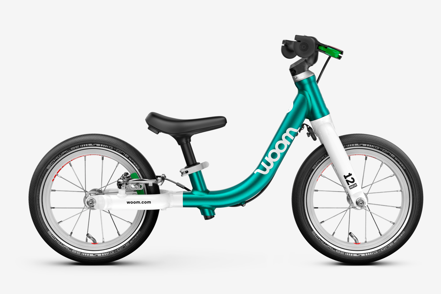 woom GO 1 in metallic turquoise