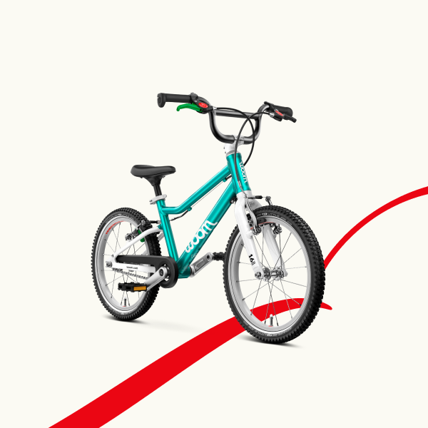 woom GO 3 in metallic turquoise