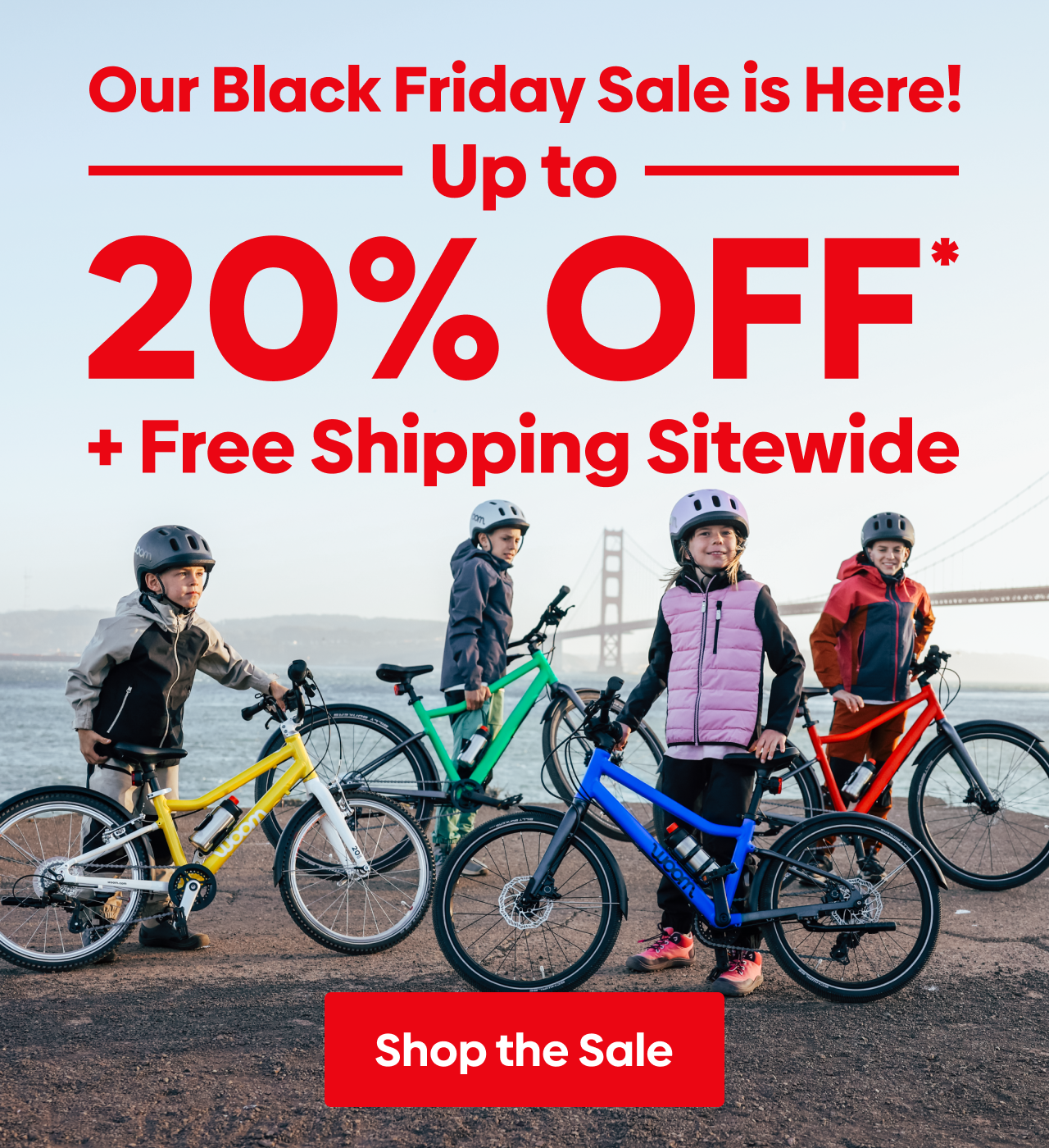 The Black Friday Sale is Here! Up to 20% Off* + Free Shipping Sitewide