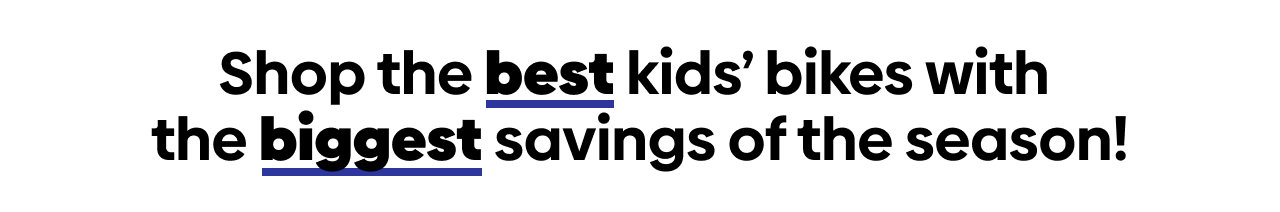 The best kids' bikes with the biggest savings of the year!