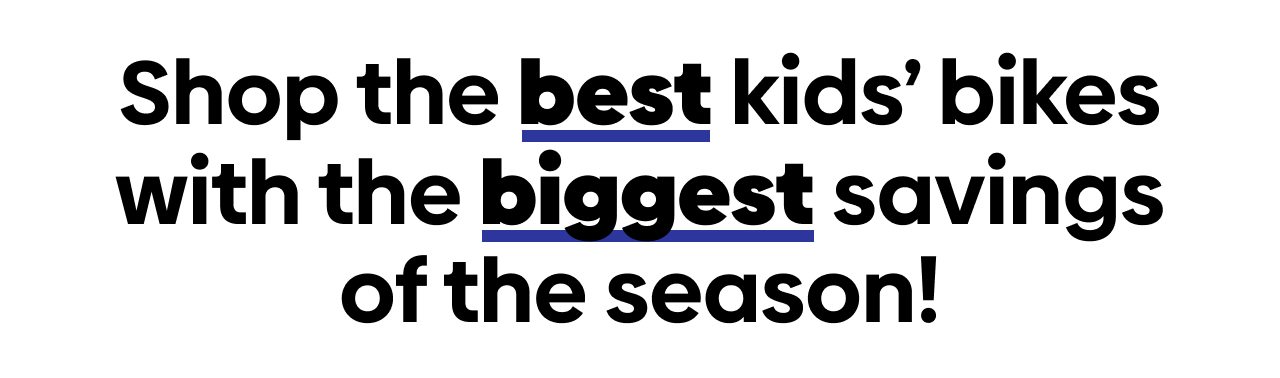 The best kids' bikes with the biggest savings of the year!