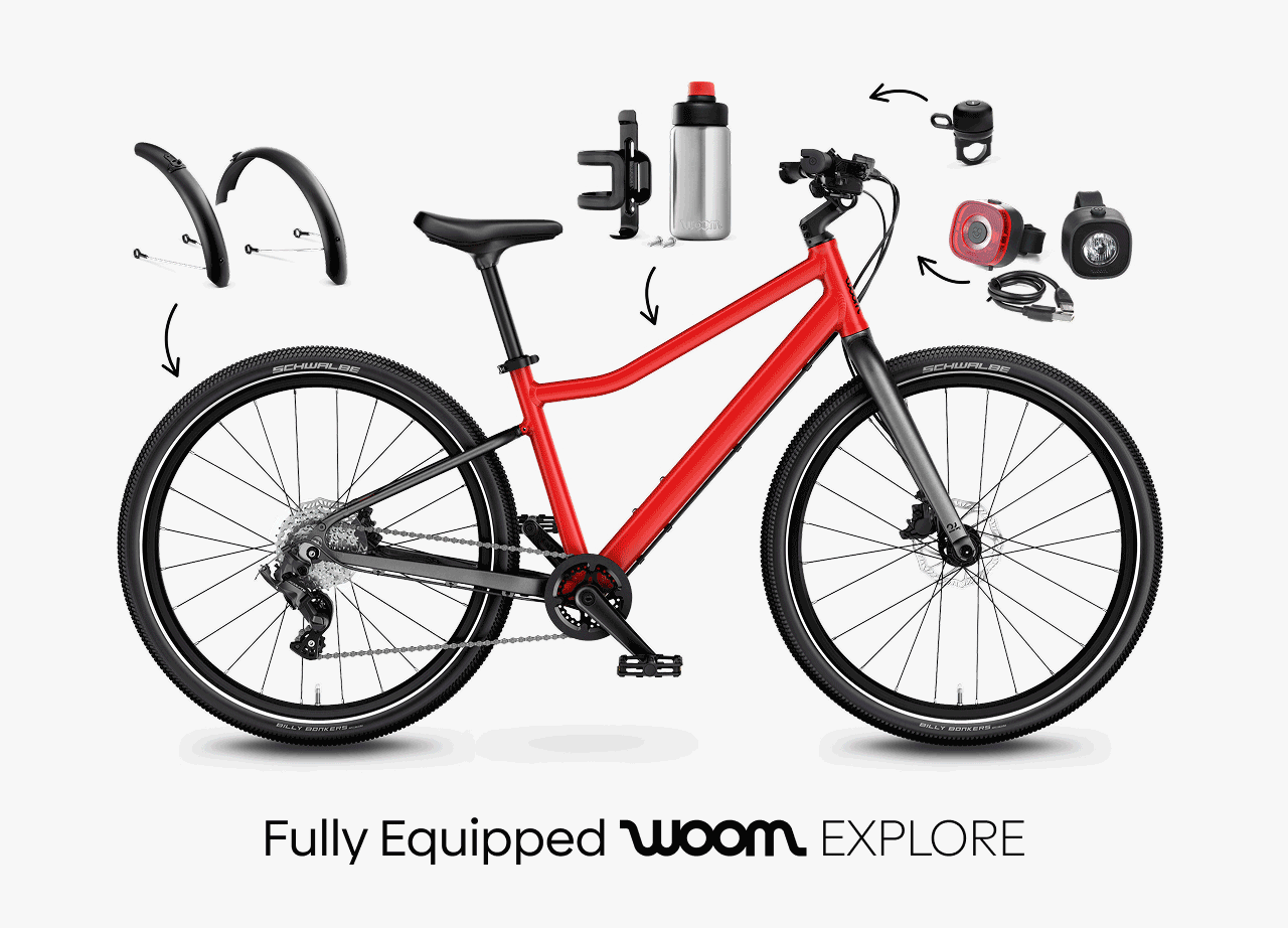 Fully Equipped woom GO and EXPLORE
