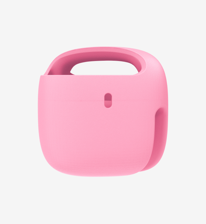 POP Bike Basket in marshmallow pink