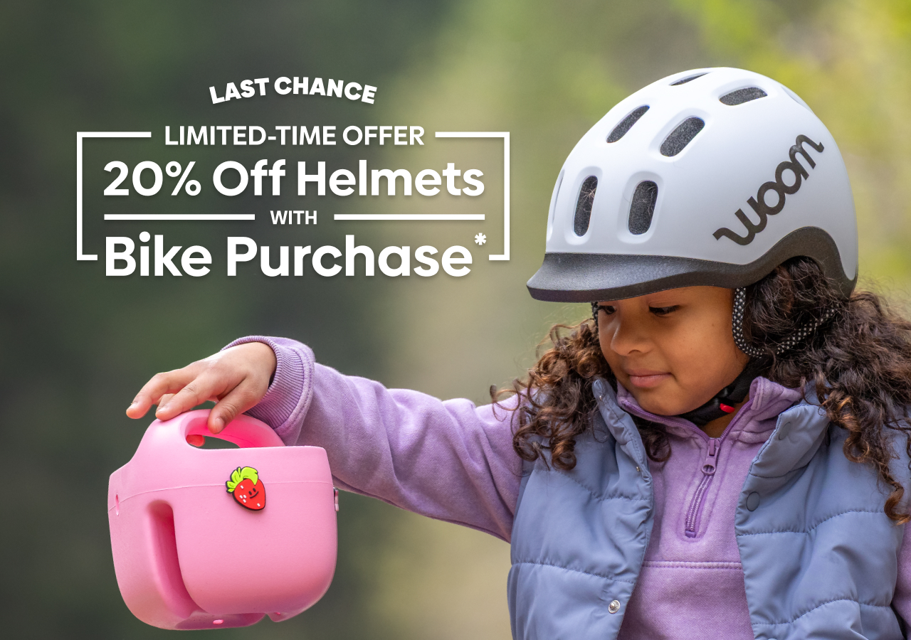 Last Chance! Limited Time Offer, 20% Off Helmets with Bike Purchase*