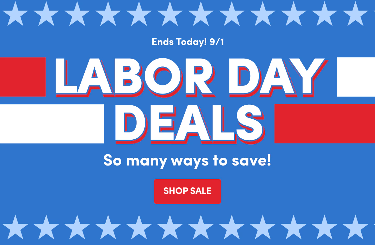 LABOR DAY DEALS SHOP SALE