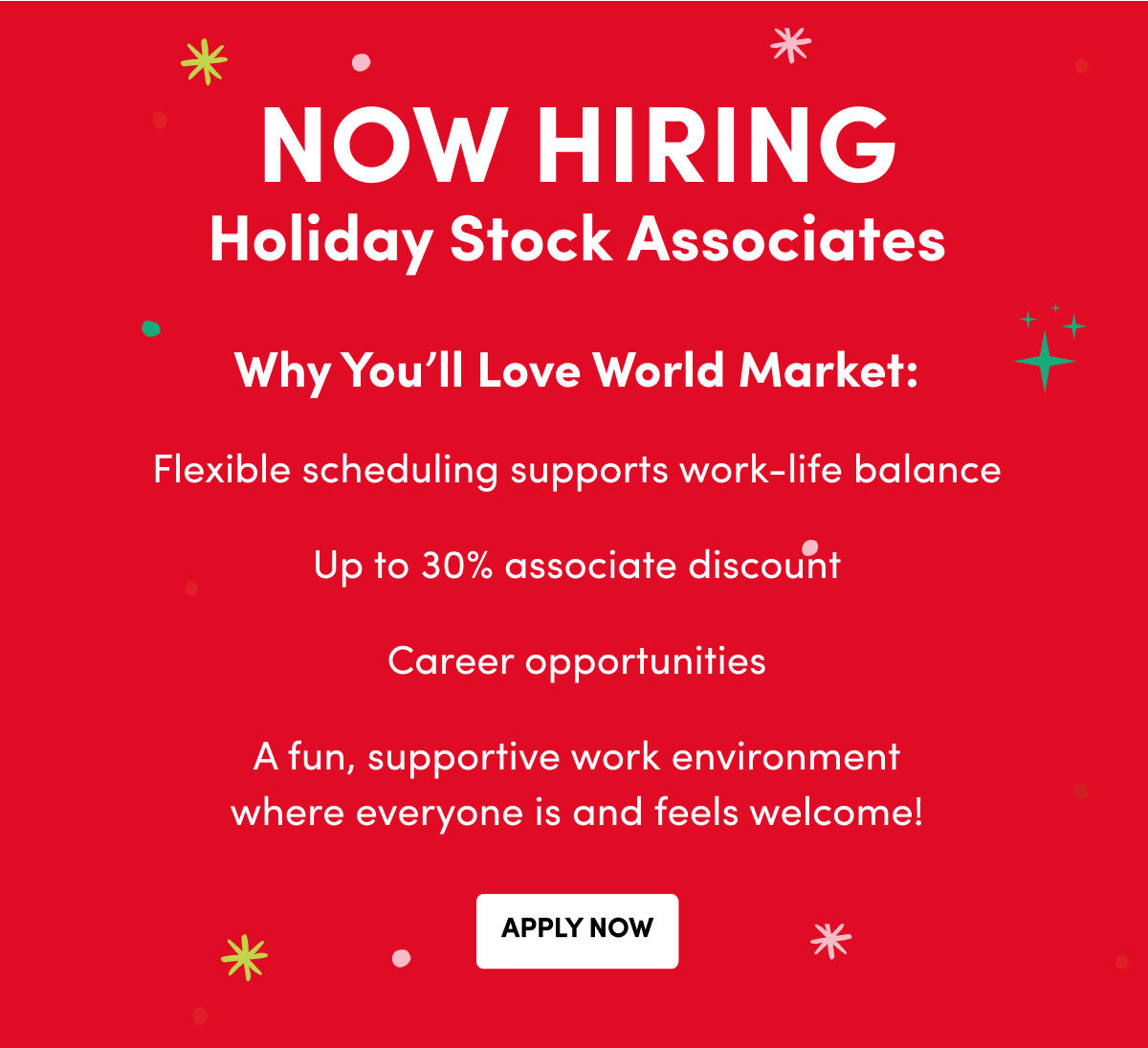 Now Hiring