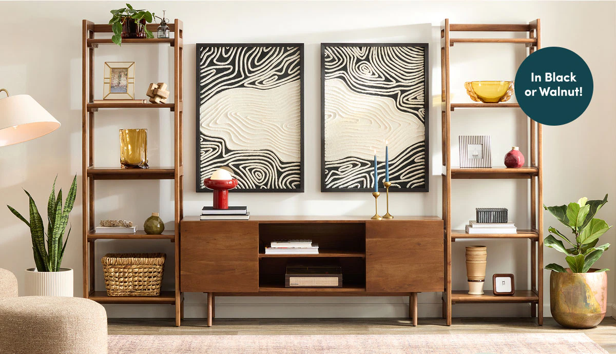 In Black or Walnut!
