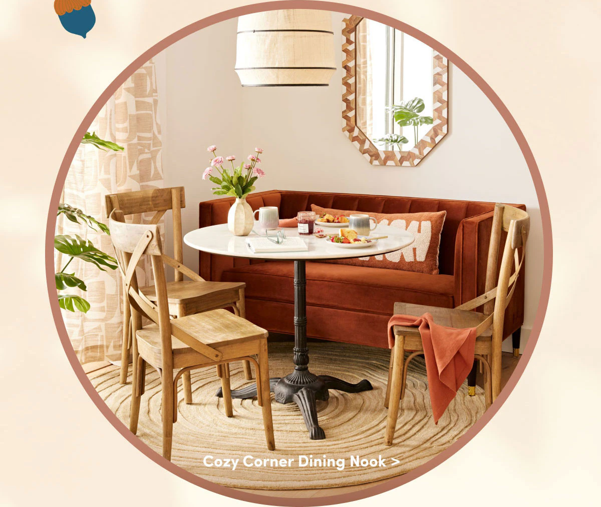 Cozy Corner Dining Nook