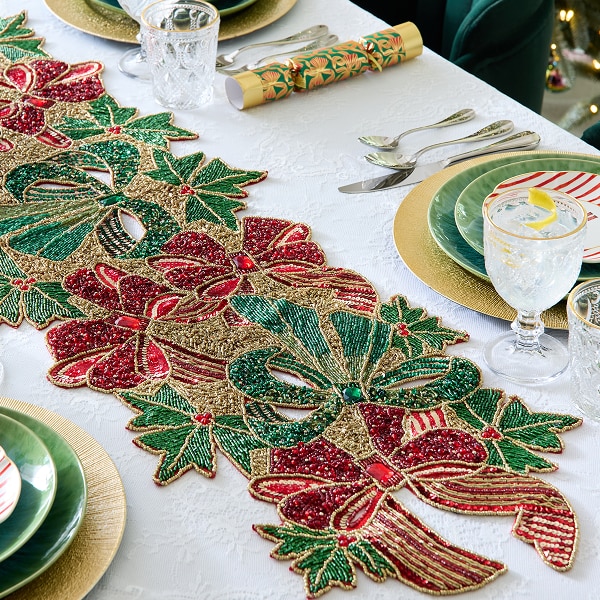 Beaded Table Linens