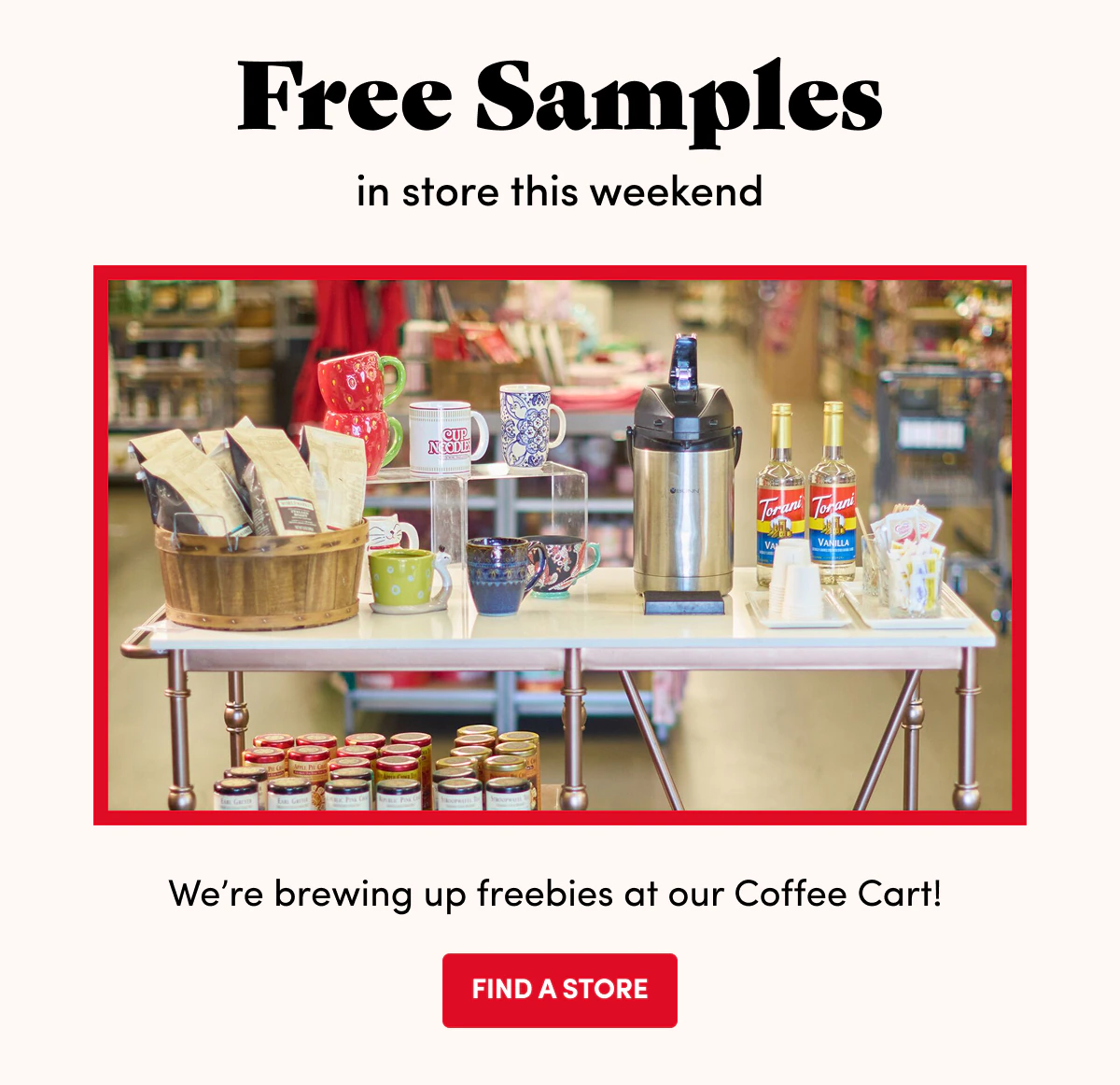 Free Samples Find a store