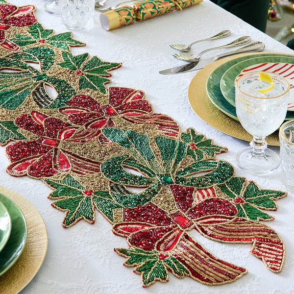 Beaded Table Linens