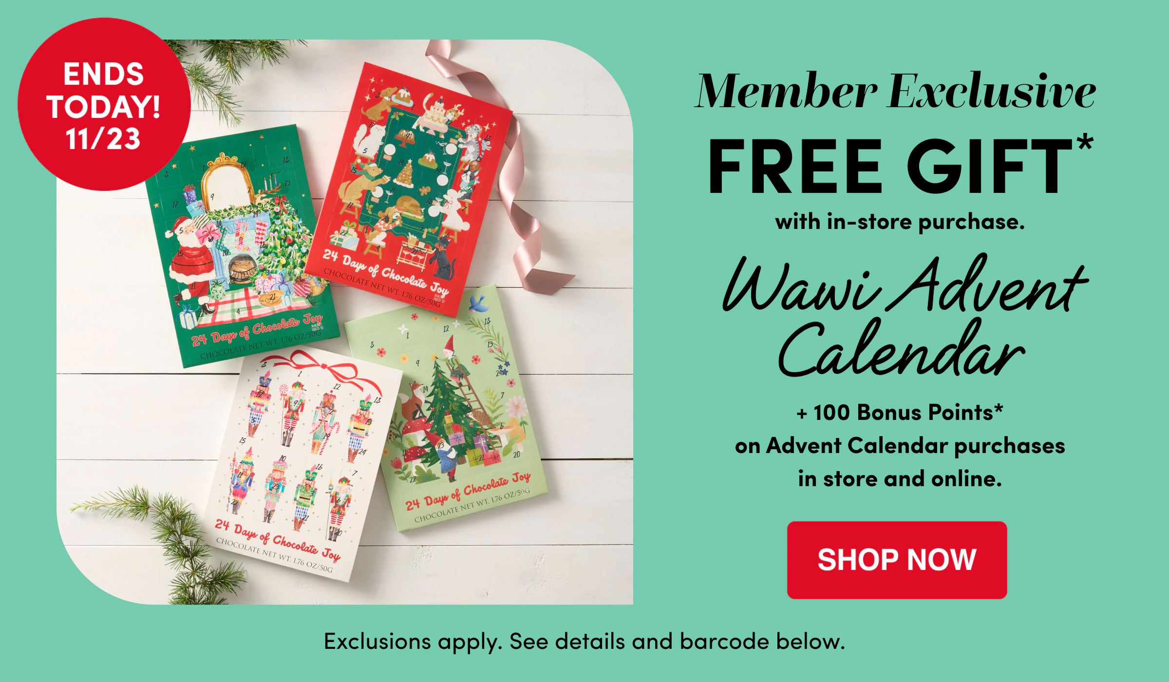 Member Exclusive Free Gift SHOP NOW