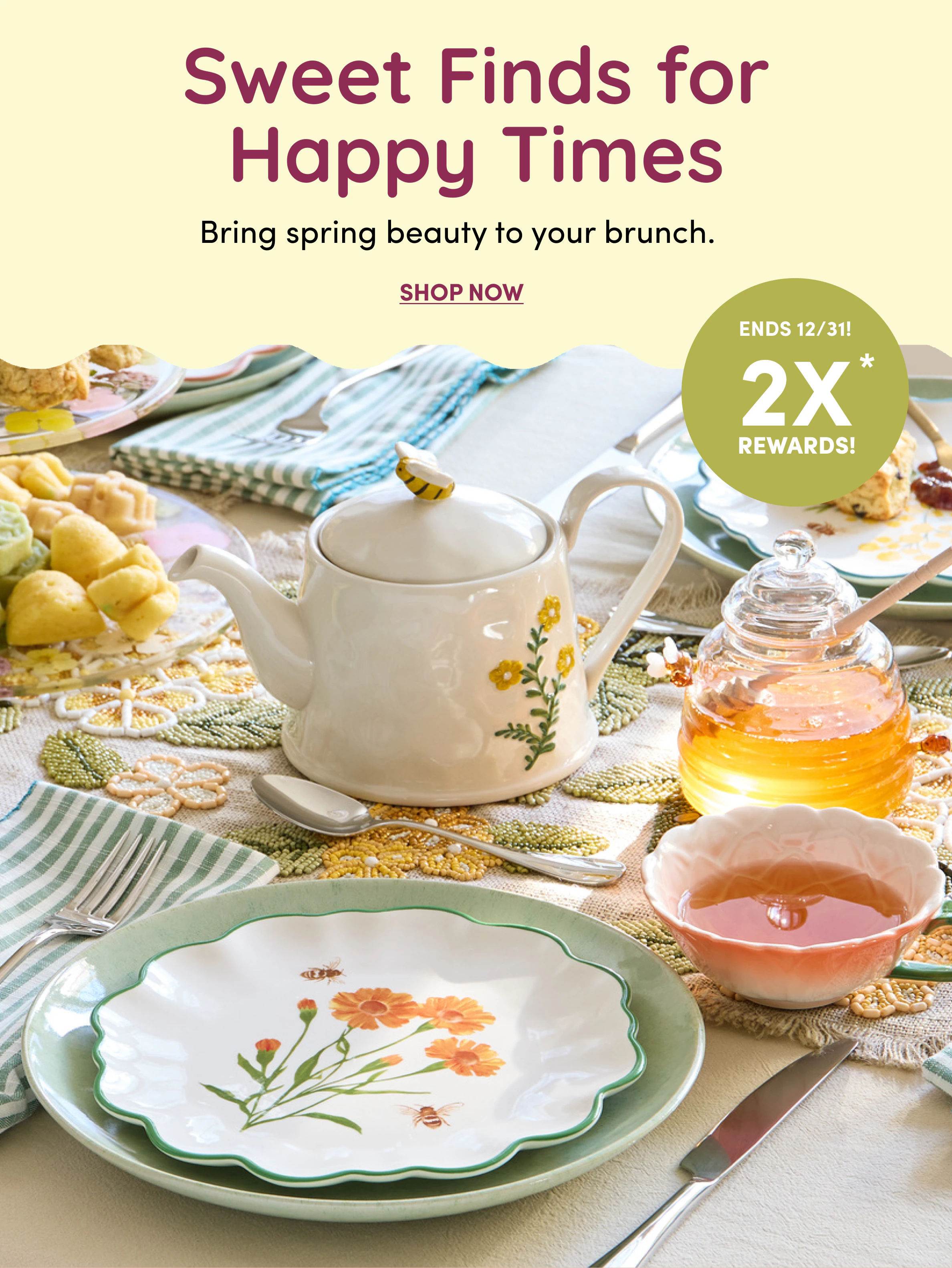 Sweet Finds For Happy Times | Ends 12/31 | 2X Rewards!
