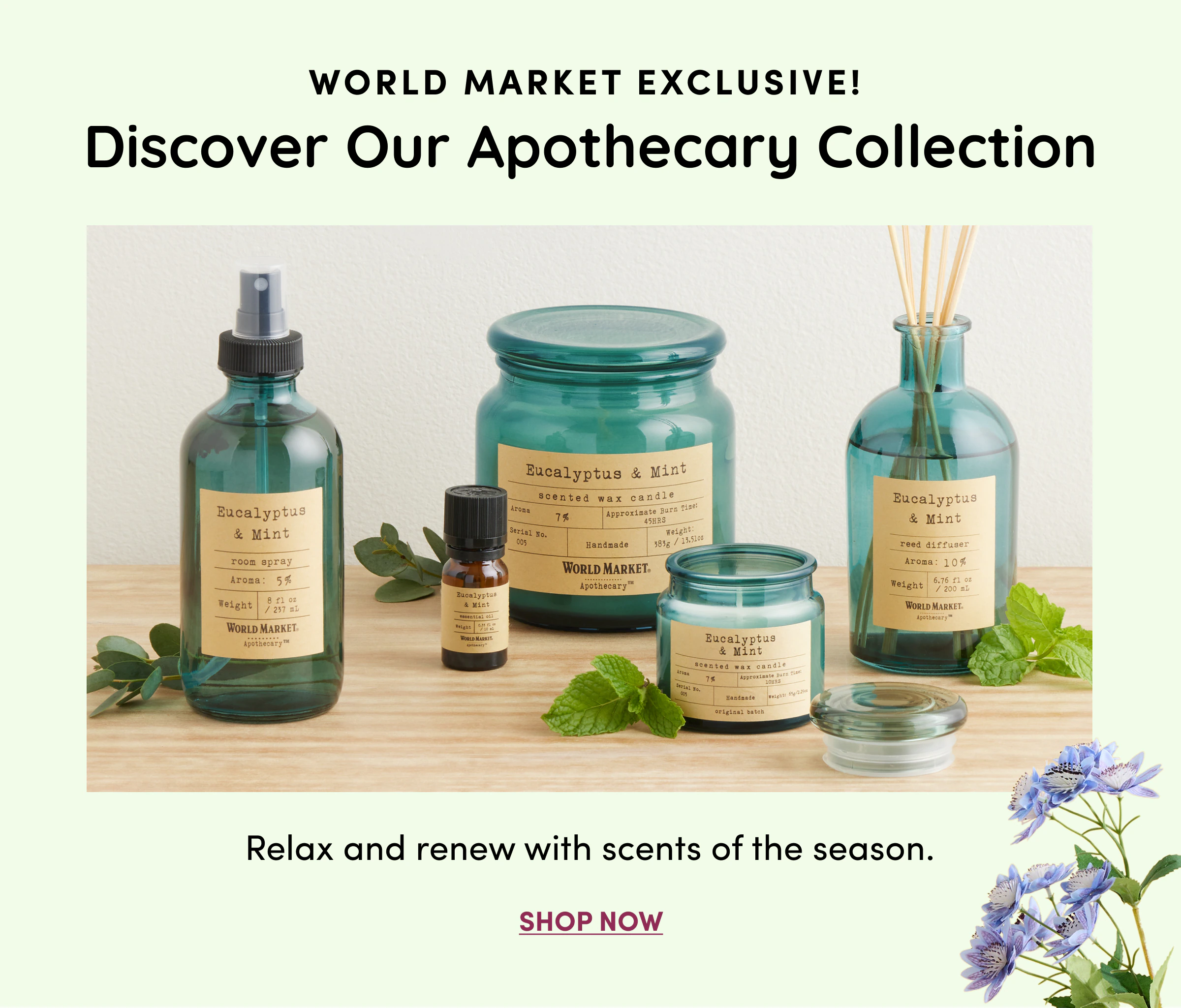 Discover Our Apothecary Collection